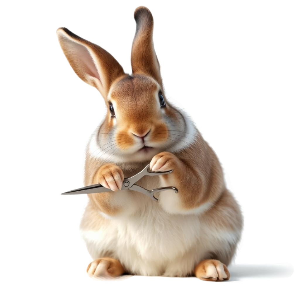 Bunny-cut